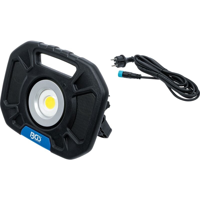 foto del prodotto bgs technic faro da lavoro a led cob 40 w con altoparlanti integrati