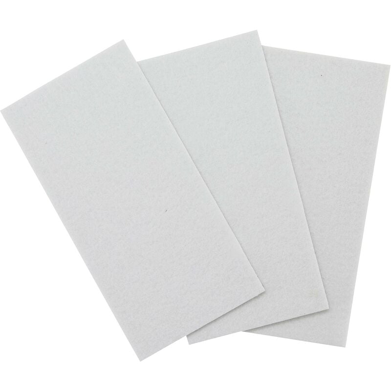 foto del prodotto bgs technic feltrini adesivi piastre bianco 100 x 200 mm 3 pz.