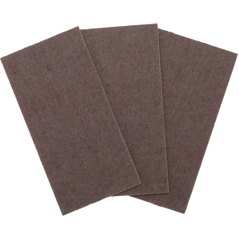 foto del prodotto bgs technic feltrini adesivi piastre marrone 100 x 200 mm 3 pz.