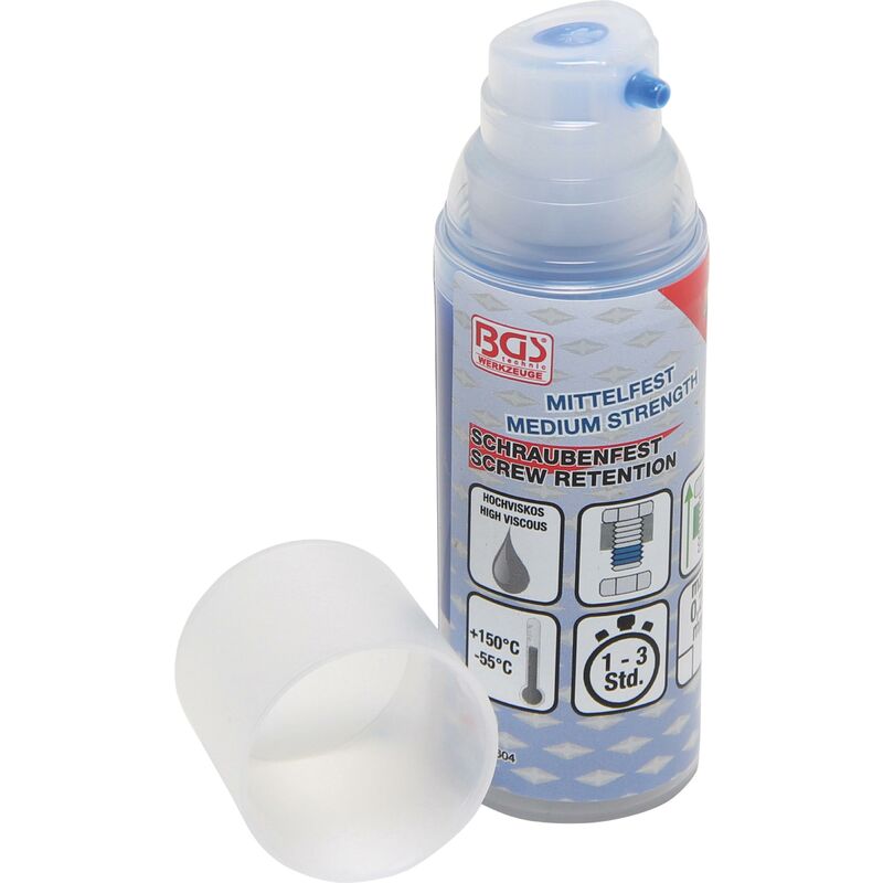 foto del prodotto bgs technic fluido di bloccaggio per viti media resistenza alta viscosit dosatore a pompa 50 g