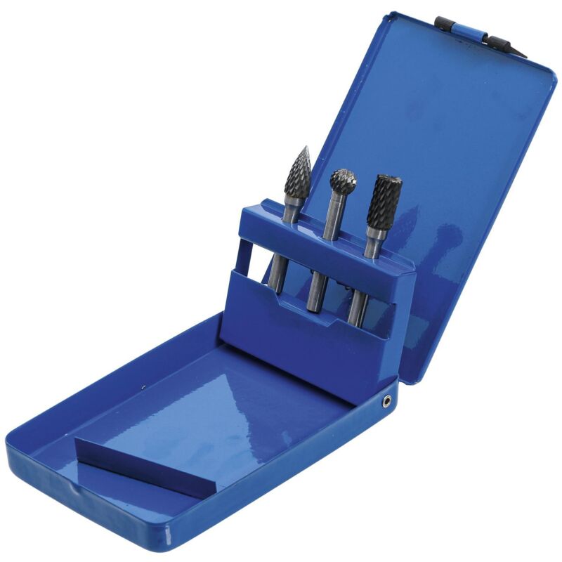 foto del prodotto bgs technic frese in carburo di tungsteno set di 3 frese