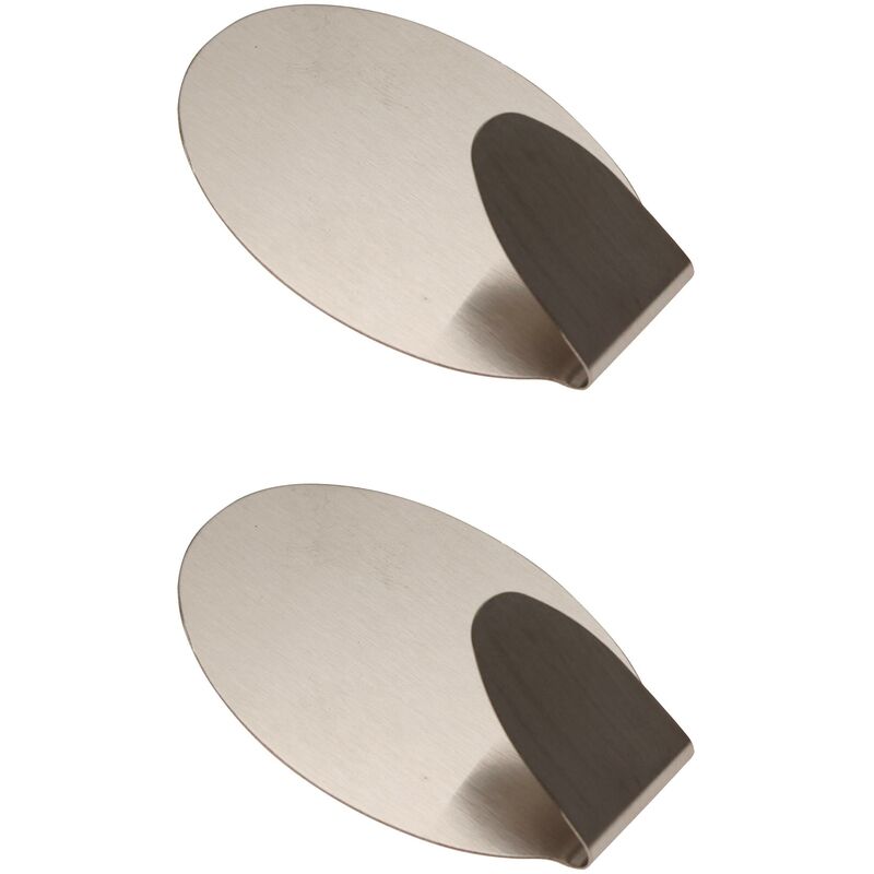 foto del prodotto bgs technic ganci appenditutto in acciaio inox 35 x 50 mm 1,0 kg 2 pz.