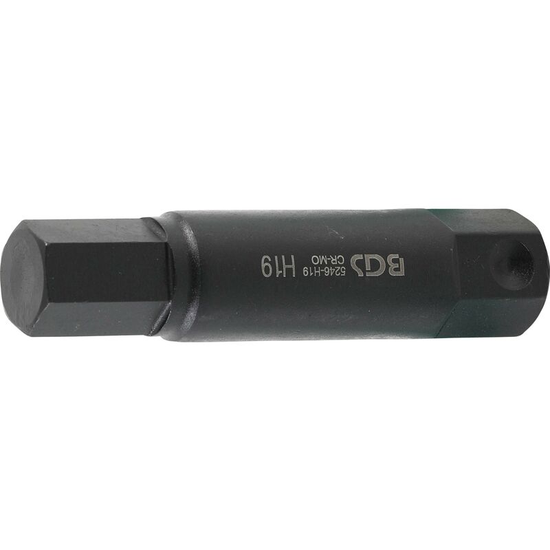 foto del prodotto bgs technic inserto lunghezza 100 mm attacco esagono esterno 22 mm esagono interno 19 mm
