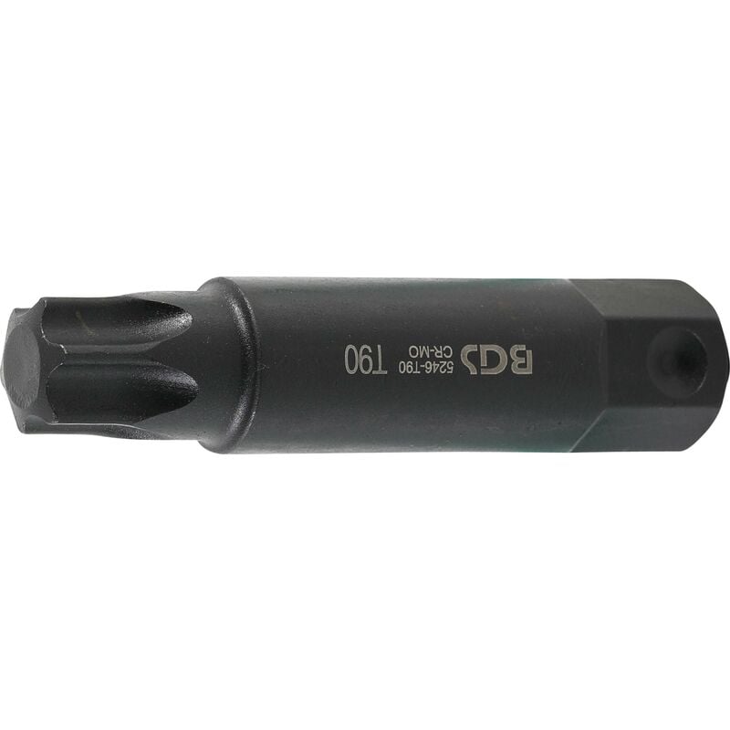 foto del prodotto bgs technic inserto lunghezza 100 mm attacco esagono esterno 22 mm profilo a t per torx t90