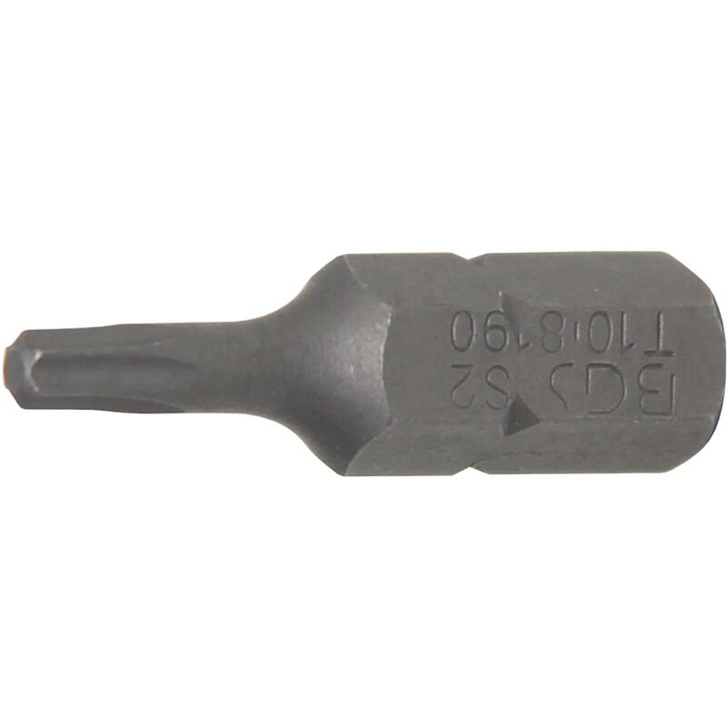 foto del prodotto bgs technic inserto lunghezza 25 mm attacco esagono esterno 6,3 mm 1 4 profilo a t per torx t10