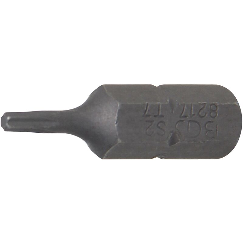 foto del prodotto bgs technic inserto lunghezza 25 mm attacco esagono esterno 6,3 mm 1 4 profilo a t per torx t7