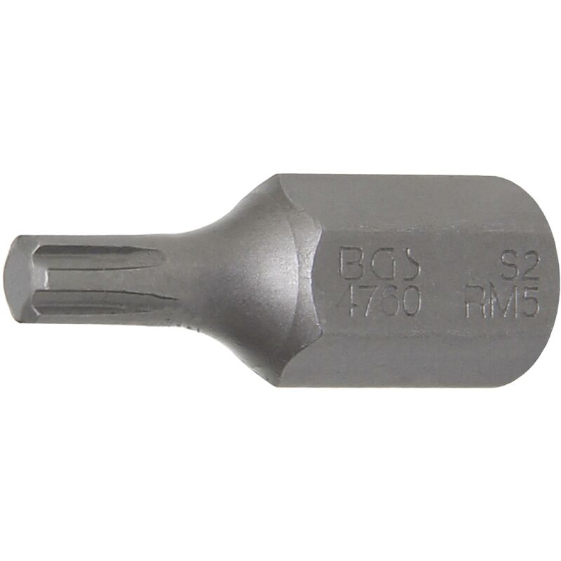 foto del prodotto bgs technic inserto lunghezza 30 mm attacco esagono esterno 10 mm 3 8 profilo a cuneo per ribe m5