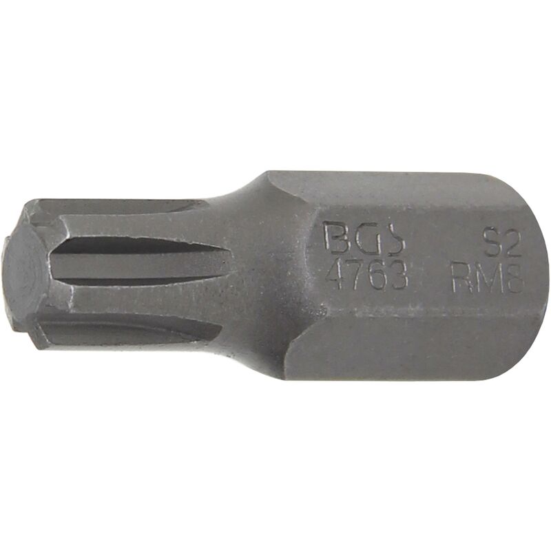 foto del prodotto bgs technic inserto lunghezza 30 mm attacco esagono esterno 10 mm 3 8 profilo a cuneo per ribe m8