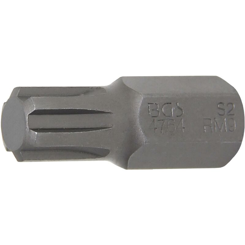 foto del prodotto bgs technic inserto lunghezza 30 mm attacco esagono esterno 10 mm 3 8 profilo a cuneo per ribe m9