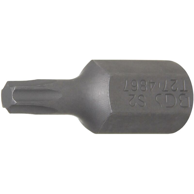 foto del prodotto bgs technic inserto lunghezza 30 mm attacco esagono esterno 10 mm 3 8 profilo a t per torx t27
