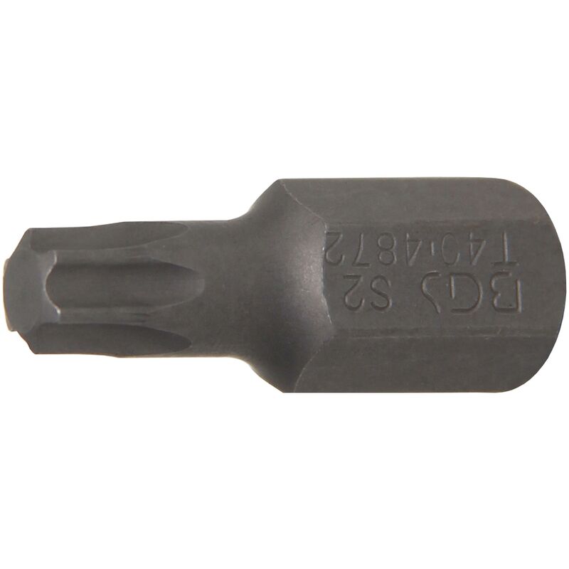 foto del prodotto bgs technic inserto lunghezza 30 mm attacco esagono esterno 10 mm 3 8 profilo a t per torx t40