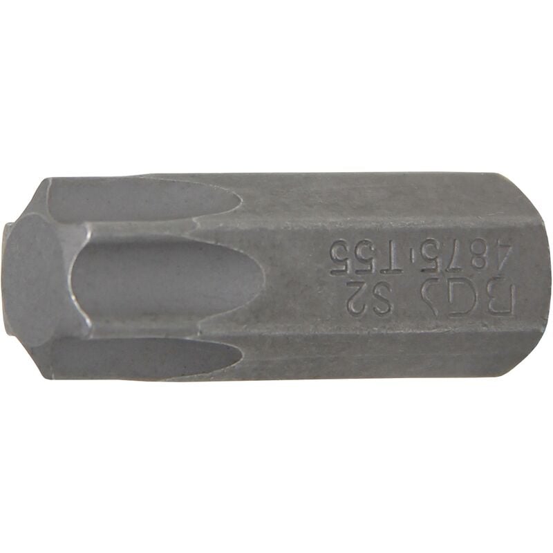 foto del prodotto bgs technic inserto lunghezza 30 mm attacco esagono esterno 10 mm 3 8 profilo a t per torx t55