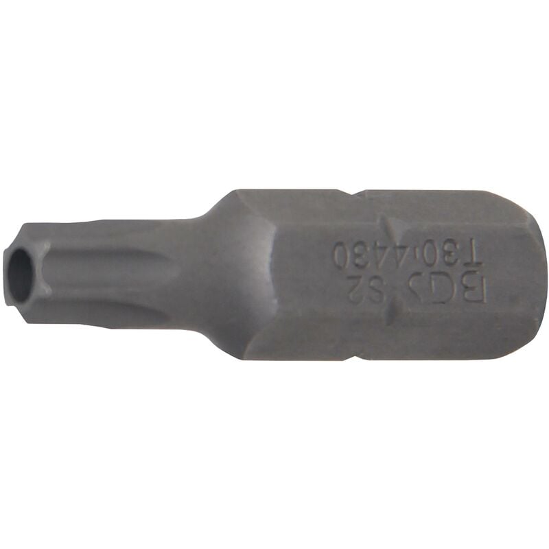 foto del prodotto bgs technic inserto lunghezza 30 mm attacco esagono esterno 8 mm 5 16 profilo a t per torx con alesatura t30