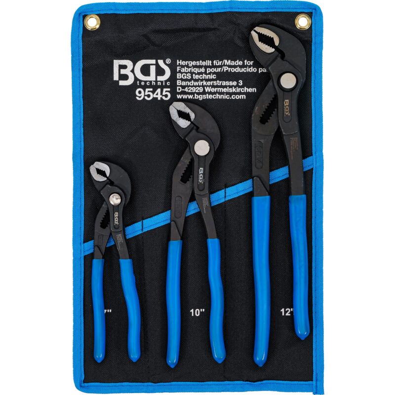foto del prodotto bgs technic juego de picos de loro bloqueable 175 240 300 mm 3 piezas