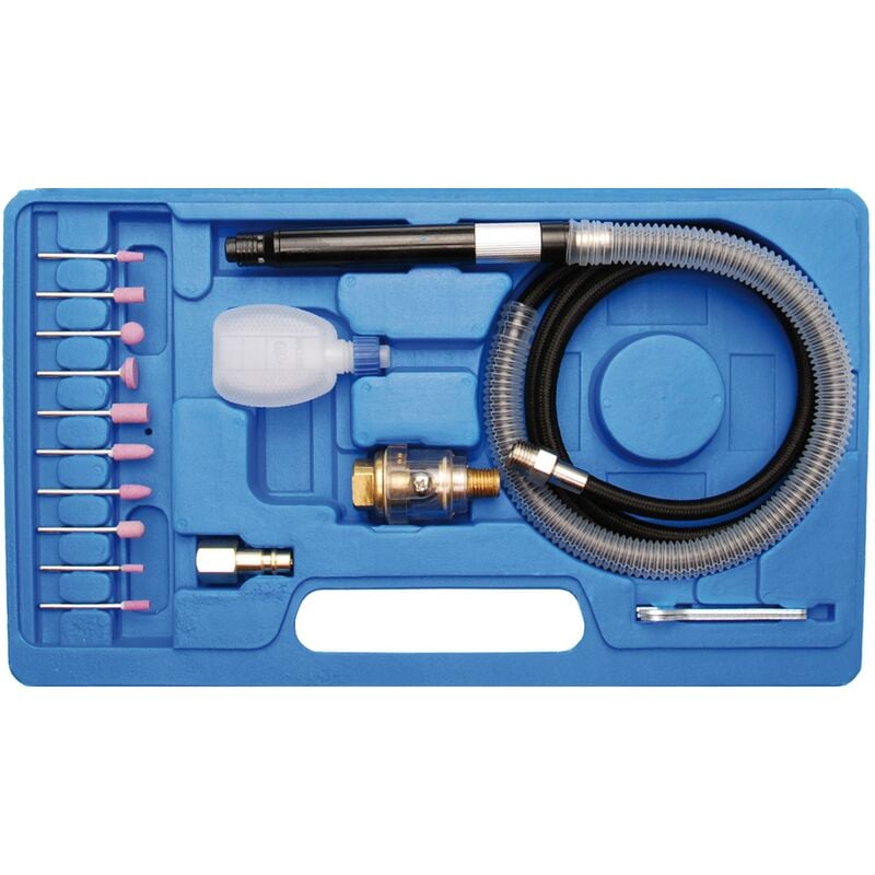 foto del prodotto bgs technic kit di micro smerigliatrici pneumatiche 17 pz.