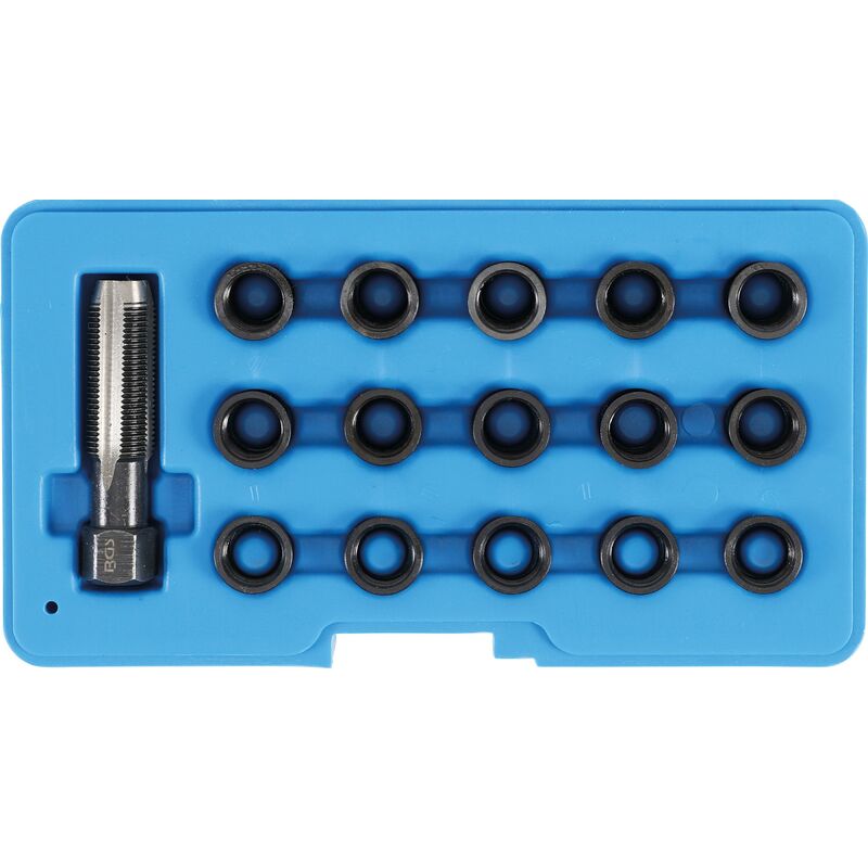 foto del prodotto bgs technic kit di riparazione per filetti candelette m14 x 1,25 mm 16 pz.