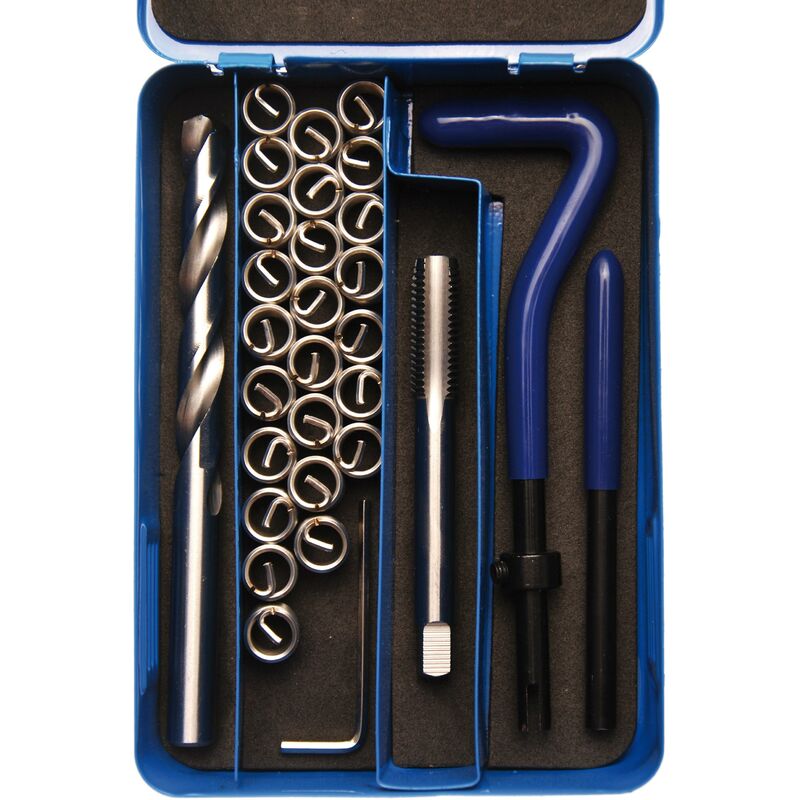 foto del prodotto bgs technic kit di riparazione per filetti m10 x 1,5 29 pz.
