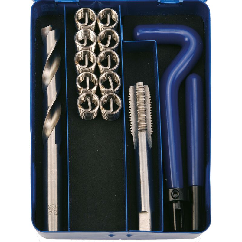 foto del prodotto bgs technic kit di riparazione per filetti m14 x 1,25 14 pz.