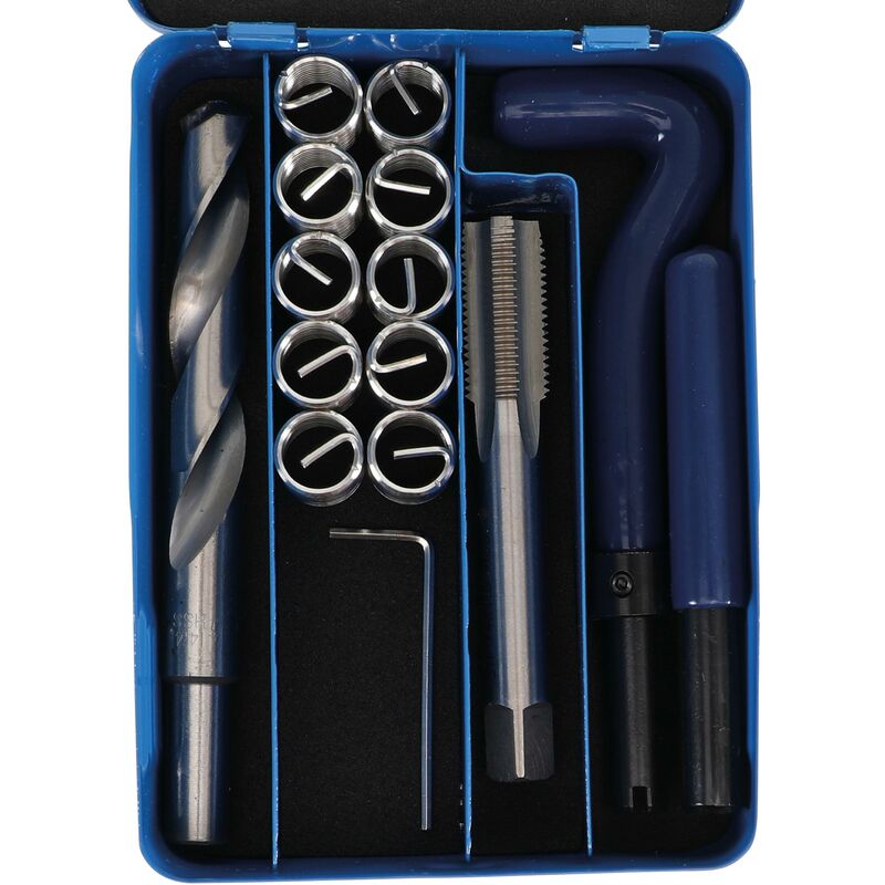foto del prodotto bgs technic kit di riparazione per filetti m14 x 1,5 mm 14 pz.
