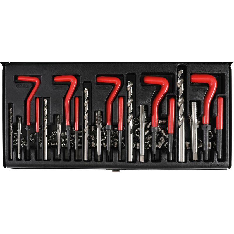 foto del prodotto bgs technic kit di riparazione per filetti m5 m12 130 pz.