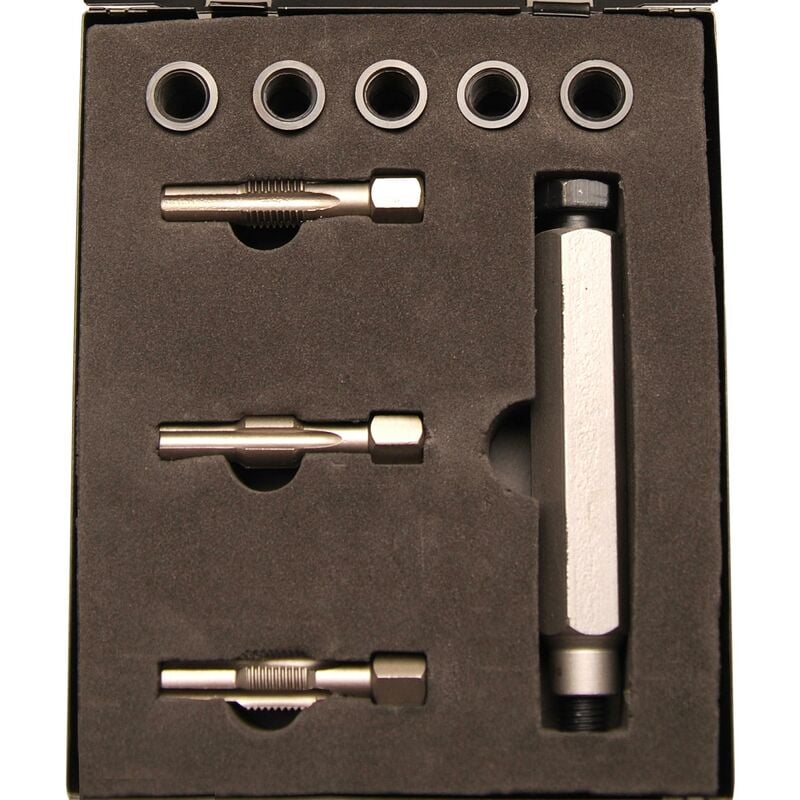 foto del prodotto bgs technic kit di riparazione per filetti sedi candelette m10 x 1,25