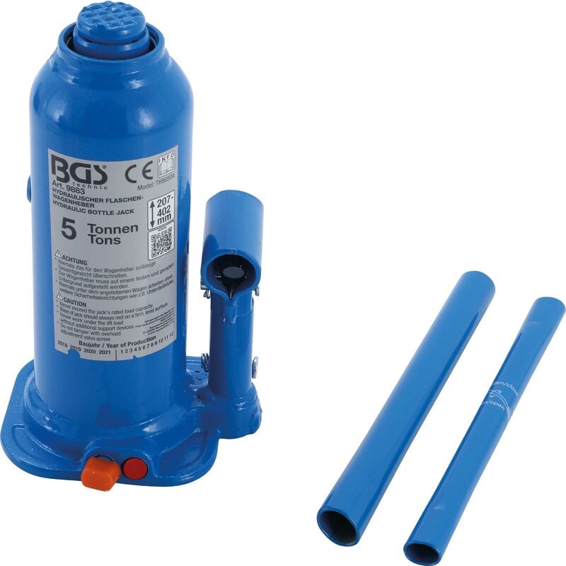 foto del prodotto bgs technic martinetto idraulico di sollevamento 5 t