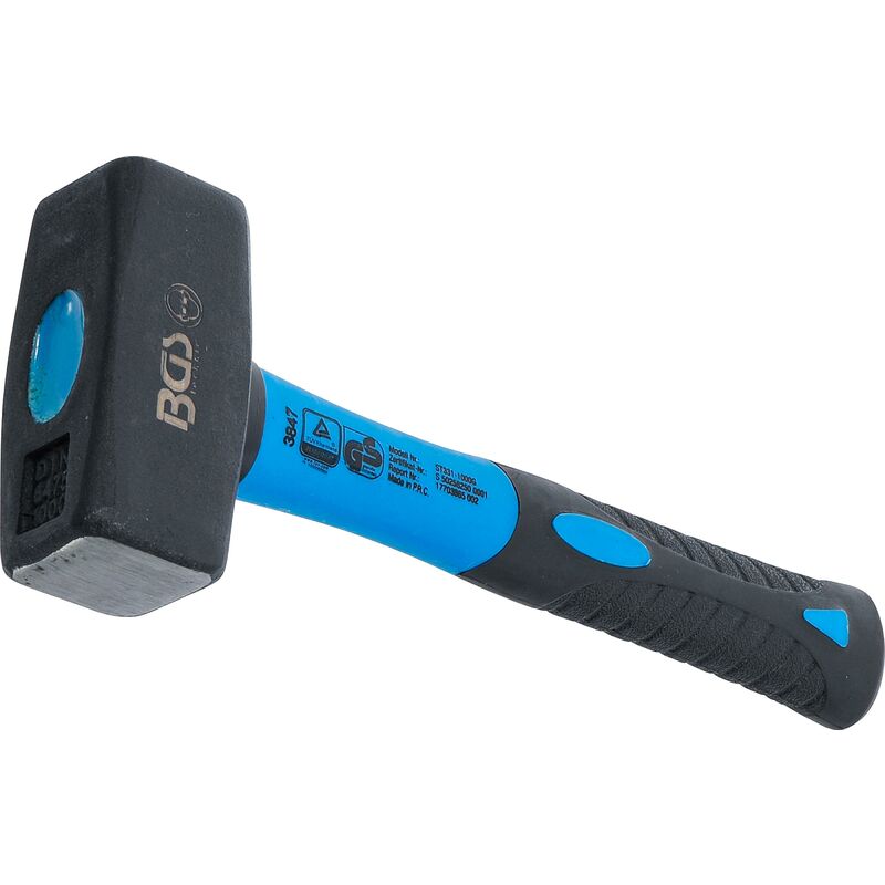 foto del prodotto bgs technic mazzetta manico fibra di vetro din 6475 1000 g