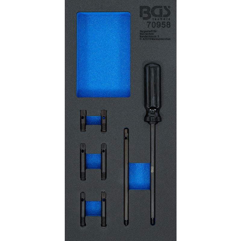 immagine 0 del prodotto bgs technic modulo per carrelli portautensili 1 3 set di allineamento guarnizioni a testa cilindrica per vag