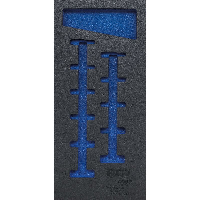 foto del prodotto bgs technic modulo per carrelli portautensili 1 3 vuoto per 4059