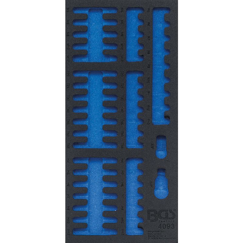 foto del prodotto bgs technic modulo per carrelli portautensili 1 3 vuoto per 4093