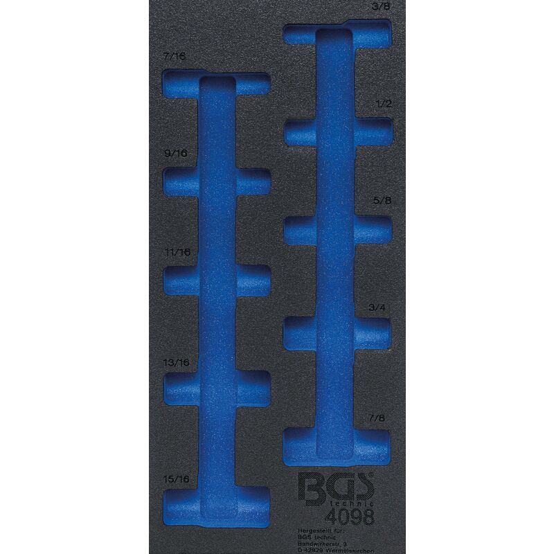 foto del prodotto bgs technic modulo per carrelli portautensili 1 3 vuoto per 4098
