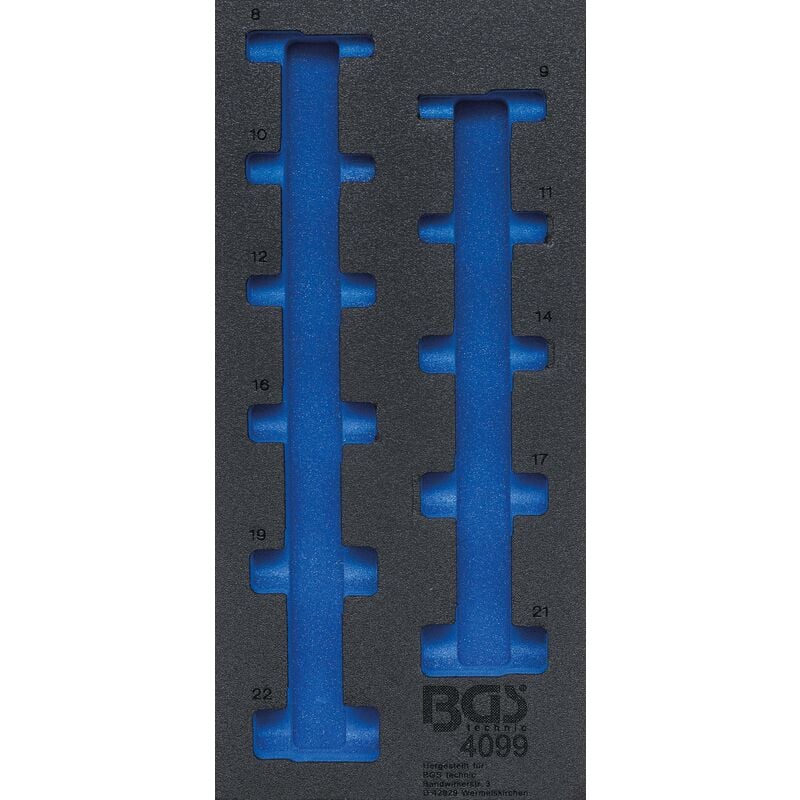 foto del prodotto bgs technic modulo per carrelli portautensili 1 3 vuoto per 4099