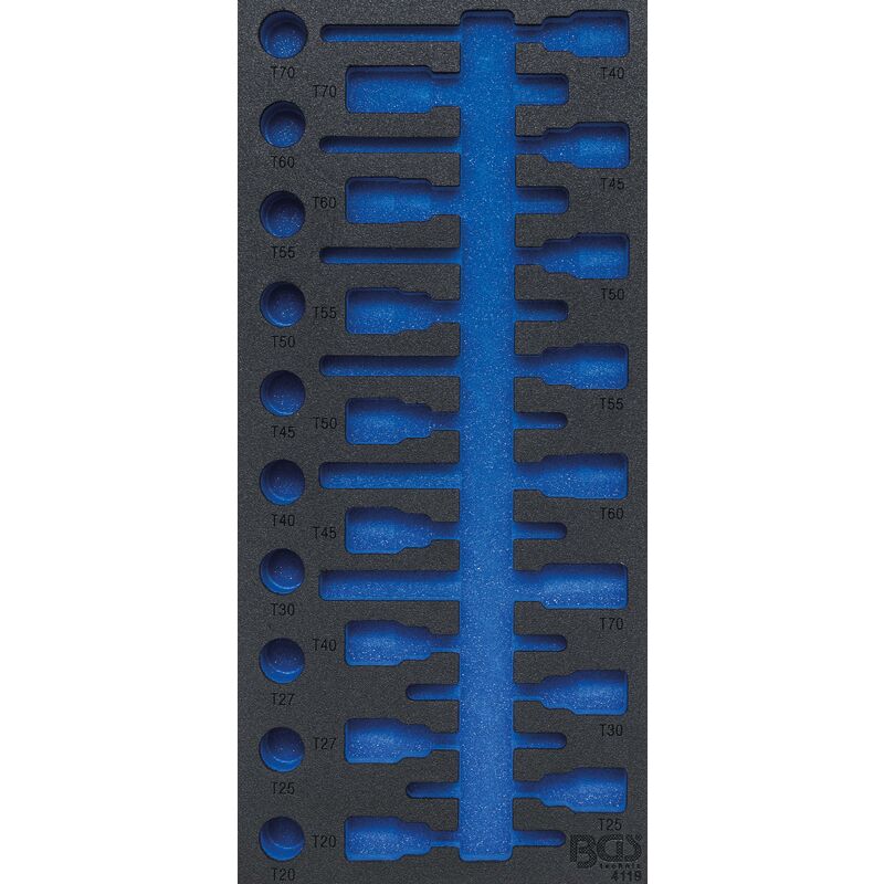 foto del prodotto bgs technic modulo per carrelli portautensili 1 3 vuoto per 4119