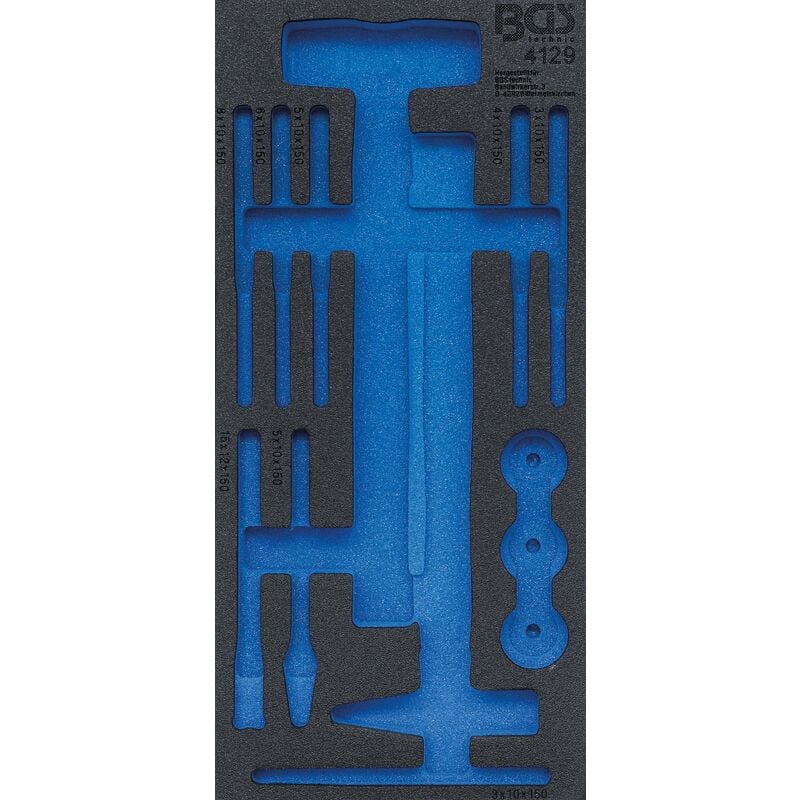 foto del prodotto bgs technic modulo per carrelli portautensili 1 3 vuoto per 4129