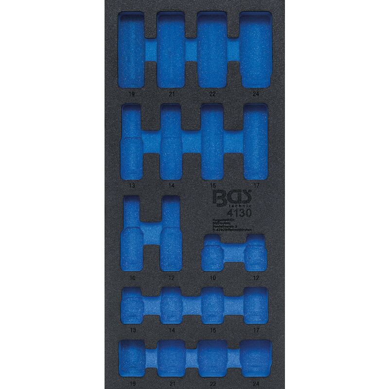 foto del prodotto bgs technic modulo per carrelli portautensili 1 3 vuoto per 4130
