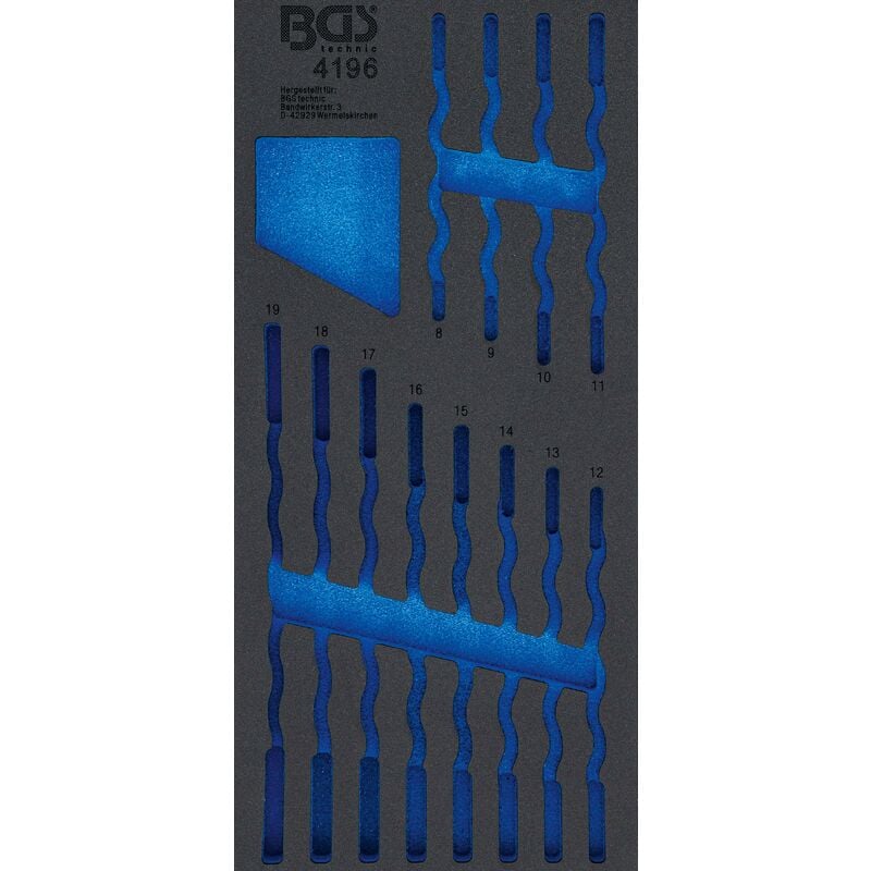 foto del prodotto bgs technic modulo per carrelli portautensili 1 3 vuoto per 4196