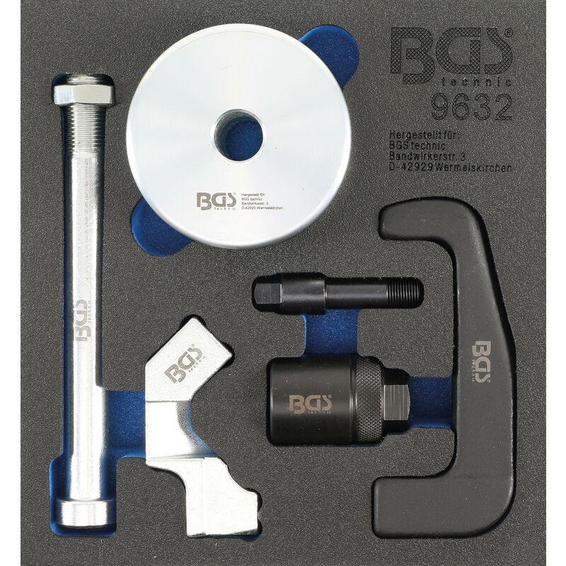 foto del prodotto bgs technic modulo per carrelli portautensili 1 6 estrattore per iniettori per iniettori bosch cdi 6 pz.