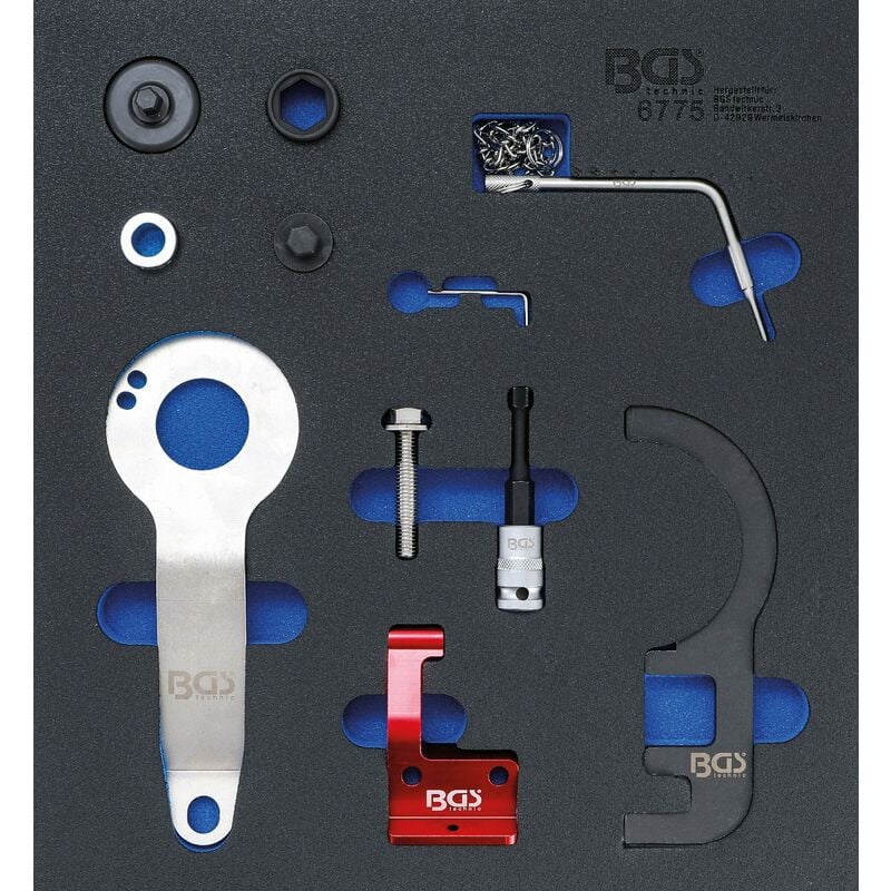 foto del prodotto bgs technic modulo per carrelli portautensili 2 3 serie di utensili per regolazione motore per bmw e mini , 1.5 2.0l diesel