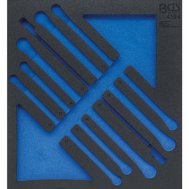 foto del prodotto bgs technic modulo per carrelli portautensili 2 3 vuoto per 4194