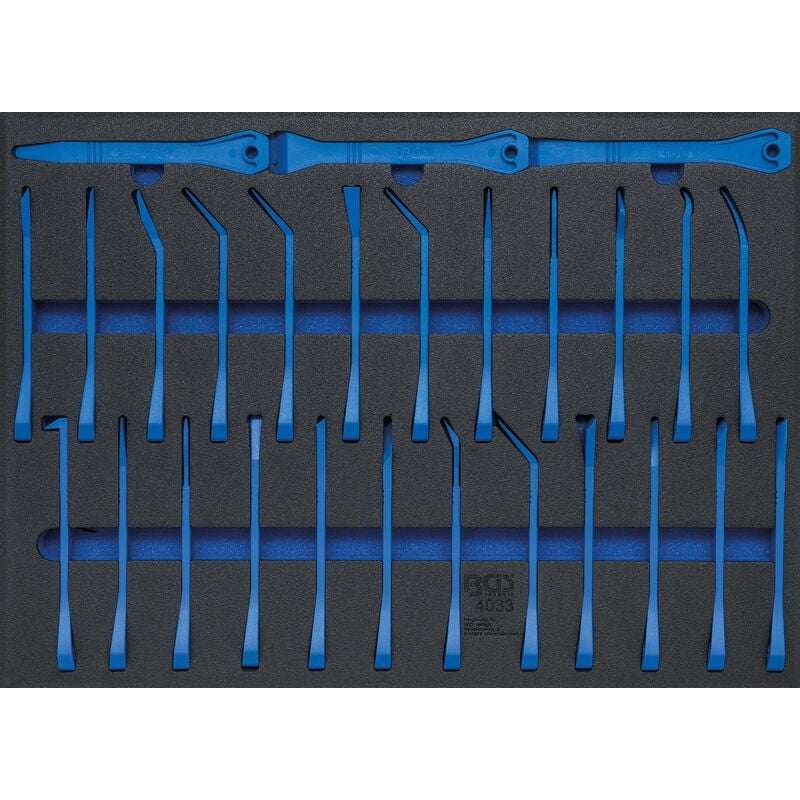 foto del prodotto bgs technic modulo per carrelli portautensili 3 3 set raschietti e cunei 27 pz.