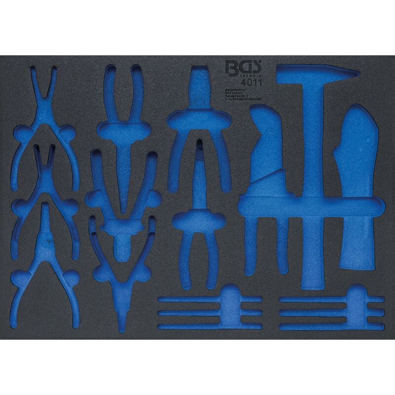 foto del prodotto bgs technic modulo per carrelli portautensili 3 3 vuoto per 4011
