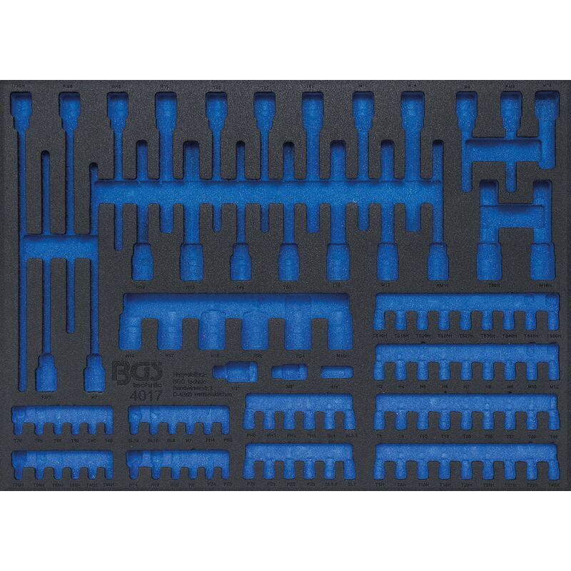 foto del prodotto bgs technic modulo per carrelli portautensili 3 3 vuoto per 4017