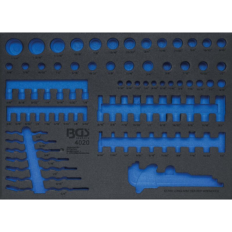 foto del prodotto bgs technic modulo per carrelli portautensili 3 3 vuoto per 4020