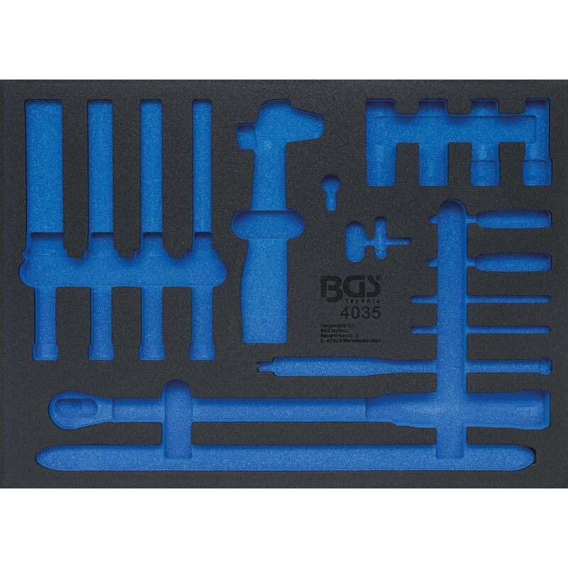 foto del prodotto bgs technic modulo per carrelli portautensili 3 3 vuoto per 4035