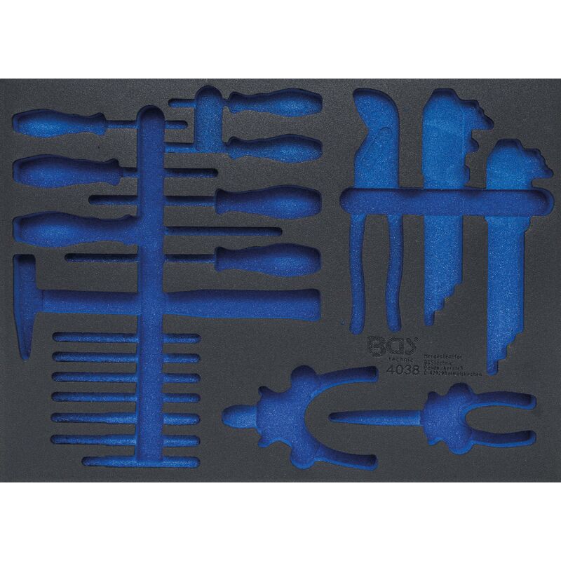 foto del prodotto bgs technic modulo per carrelli portautensili 3 3 vuoto per 4038