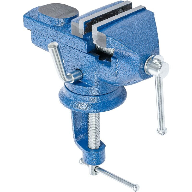 foto del prodotto bgs technic morsa parallela da banco con morsetto ganasce 60 mm