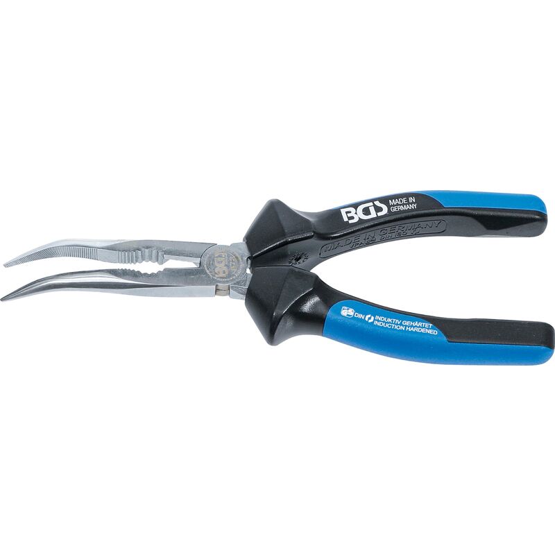 foto del prodotto bgs technic pinza becchi mezzi tondi con tagliente piegata 200 mm