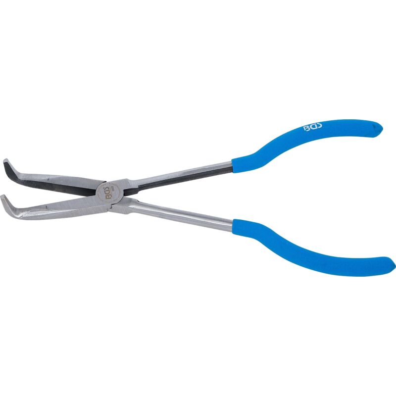 foto del prodotto bgs technic pinza becchi mezzi tondi extra lunga 90 piegata 260 mm