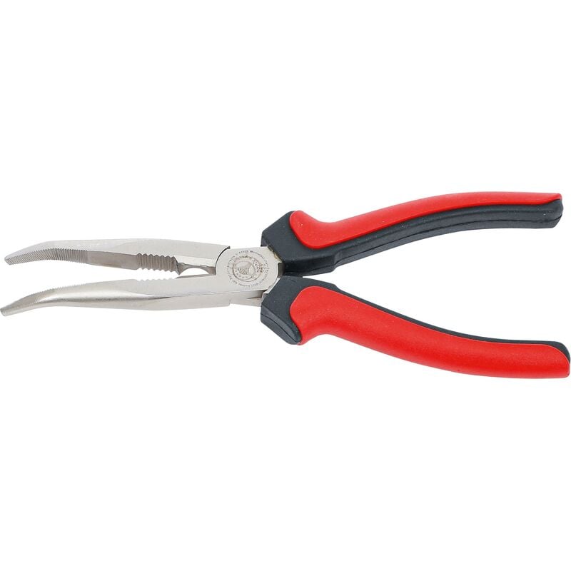 foto del prodotto bgs technic pinza becchi mezzi tondi piegata 200 mm