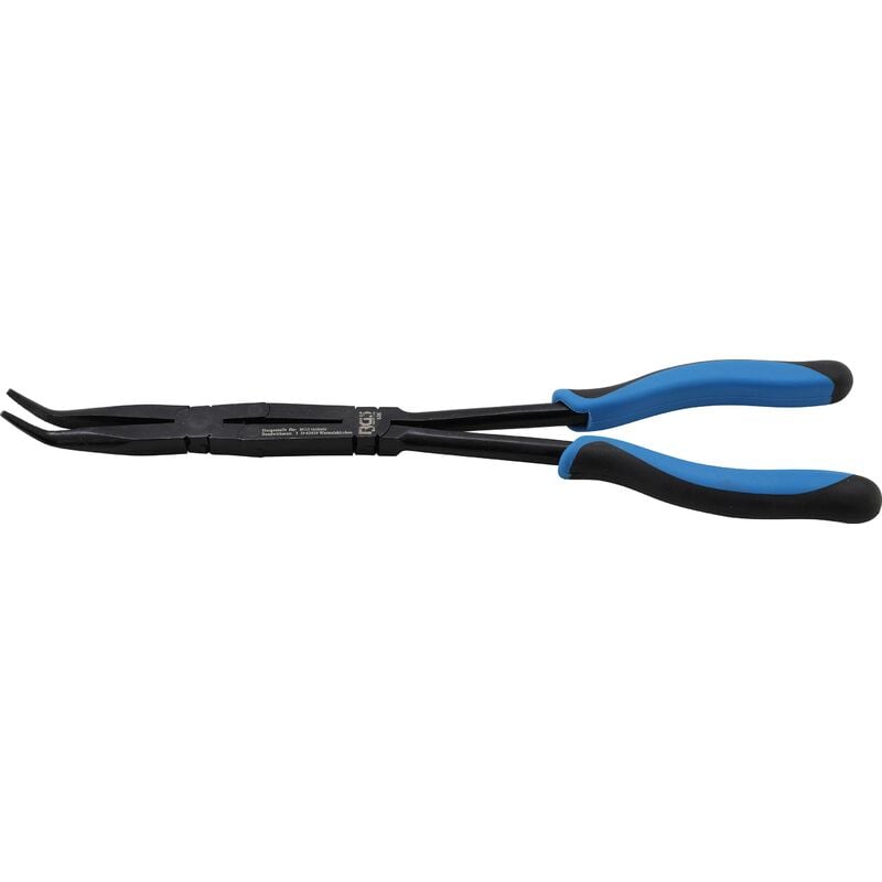 foto del prodotto bgs technic pinza c doppio snodo punta piegata 350 mm